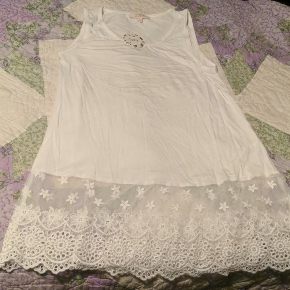 Lace tank top